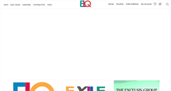Desktop Screenshot of exilequarterly.com