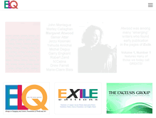 Tablet Screenshot of exilequarterly.com